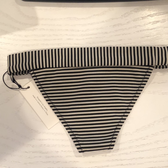 Marysia Bumby Little Harbour Black and Grey Stripe - Picture 3 of 4